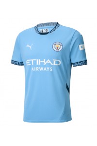 Fotbalové Dres Manchester City Domácí Oblečení 2024-25 Krátký Rukáv